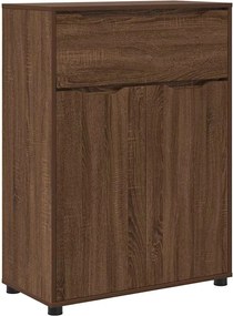 vidaXL Dulap de Baie Stejar închis 72,5 x 36,5 x 100 cm Lemn compozit