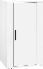 vidaXL Dulap, alb, 40x33x70 cm, lemn prelucrat