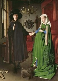 Reproducere The Portrait of Giovanni Arnolfini and his Wife Giovanna Cenami, 1434, Eyck, Jan van