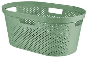 Coș de rufe Curver Infinity Hamper, 40 l, verde