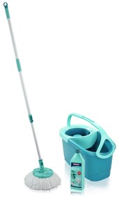 Set mop Leifheit Rotation Disc Mop Ergo set + GRATUIT detergent pentru pardoseli 1 l 55414