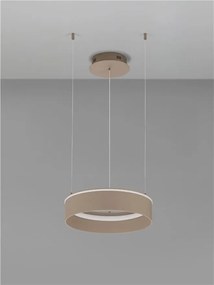 Lustra LED design circular OLIVIA bej D-40cm