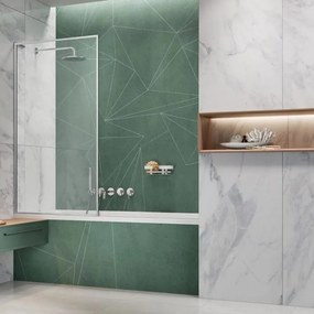 Paravan de cada Radaway Modo F SL PNJ II crom lucios-transparent 100x150 cm sticla 8 mm stanga