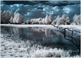 Tablou - Peisaj înghețat (70x50 cm)