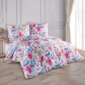 BedTex Lenjerie de pat din satin Vibrance, 160 x 200 cm, 2 x 70 x 80 cm, 160 x 200 cm, 2 buc. 70 x 80 cm