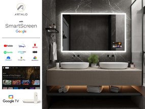 SMART oglindă LED cu iluminare M1 + SmartScreen with Google TV