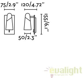 Aplica LED moderna cu 1 spot LAO alb 29040