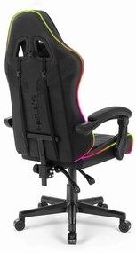 Scaun gaming HC-1004 LED RGB negru