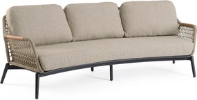 Canapea de grădină maro deschis din lemn de acacia Eulero – Bizzotto