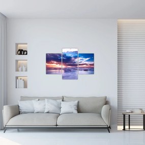Tablou - Apus de soare la mare (90x60 cm)