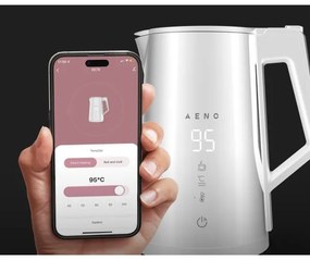 AENO - Fierbător inteligent 1,7 l, 2200W, LED, alb
