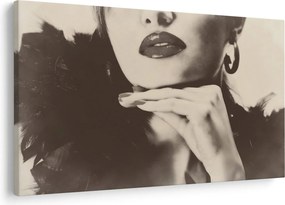 Tablou - Vintage, poza unei femei (90x60 cm)