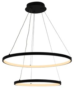 Lustră LED dimabilă pe cablu LED/75W/230V 3000-6500K + telecomandă