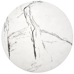 Masuta cafea Antica M marble alba – H41 cm