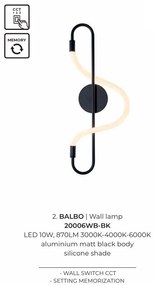 Aplica de perete moderna LED BALBO