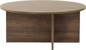 Masuta cafea SOLEIL, nuc, PAL melaminat, 90x90x40 cm