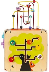 Janod - Cub interactiv cu labirint MULTI ACTIVITY