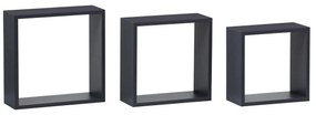 Set 3 rafturi de perete Parto (gri mat). 1121155