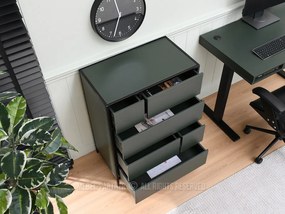 Comodă Soren Kom (verde + negru). 1110768