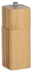 Rasnita sare / piper din lemn, Bamboo Square Small Natural, L5xl5xH14,7 cm