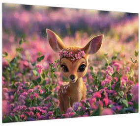 Tablou - Căprioară Drăgălașă (70x50 cm)