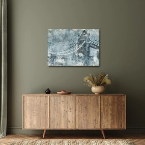 Tablou - Tower Bridge în tonuri reci (70x50 cm)