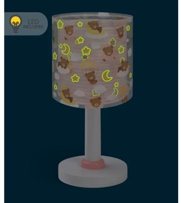 Dalber 41571S - Lampă de veghe LED pentru copii BABY TEDDY 1xG4/4W/230V, roz