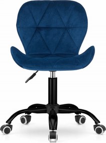 OFERTA Scaun de birou albastru inchis NOTO VELVET II. calitate