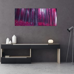 Tablou - Pădurea roz (120x50 cm)