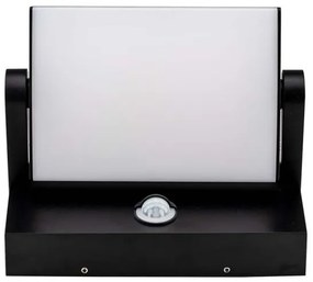 LED Aplica exterior cu senzor LED/17W/230V 4000K IP65 negru