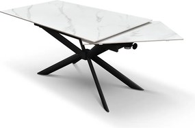 Masă Paris Rotativă extensibilă, ceramică-picior metalic 160 cm/90 cm/ 76 cm