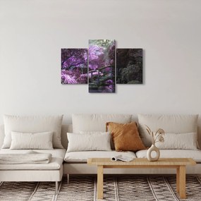 Tablou - copaci violeți (90x60 cm)