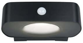 Corp de iluminat pentru exterior LED, de perete, solar (înălțime 6 cm) Bilbao – Reality