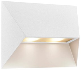 Aplica de perete pentru iluminat exterior IP54 Pontio 27 alb