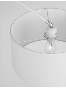 Lampadar / Lampa de podea tip arc SAMA alb NVL-9401653