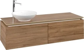 Villeroy & Boch Legato dulap 140x50x38 cm sub chiuveta pe perete stejar B58700RH