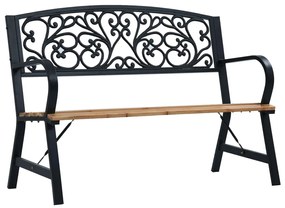 47940 vidaXL Bancă de grădină, 120 cm, lemn
