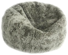 Fotoliu puf din blana de oaie Short Wool Curly Bean Bag Large