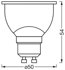 LED bec antibacterian dimabil PAR16 GU10/4,9W/230V Wi-Fi - Ledvance