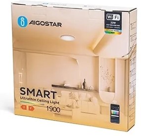 Plafonieră LED RGBW dimabilă Aigostar LED/22W/230V 2700-6500K Wi-Fi