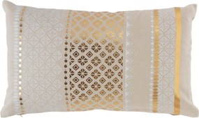 Perna decorativa din bumbac GAYA, model metalic, 30 x 50 cm