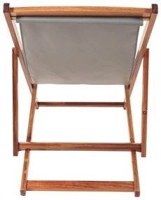 Șezlong de grădină gri/în culoare naturală din lemn masiv Dionysus – Bonami Essentials