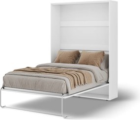 Pat rabatabil Vivario 140 – cu somieră inclusă – 153x40x213 cm – Alb