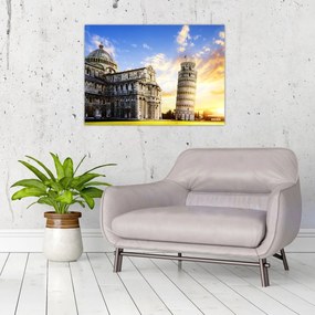 Tablou pe sticlă - Pisa (70x50 cm)