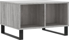 vidaXL Măsuță de cafea, gri sonoma, 60x50x36,5 cm, lemn compozit