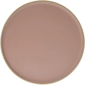 Farfurie din ceramică Magnus, 26,5 cm,  roz