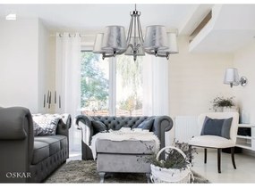 Jupiter 1516 - OS 5 ch - Lustra cu tija OSKAR 5xE27/60W