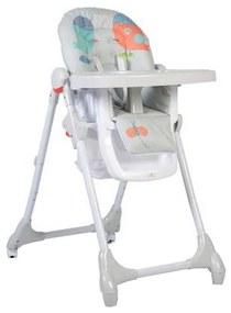 Scaun de masa premium pentru copii si bebe NOVOKIDS™ Kimchi Baby, 6 trepte de inaltime,Pliabil , Centura de siguranta 5 puncte, Spatar reglabil in 3