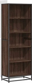 vidaXL Bibliotecă, stejar maro, 60x35x170,5 cm, lemn prelucrat