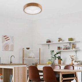 Plafonieră LED Brilagi CARVALHO 3xE27/60W/230V stejar d. 47,5 cm